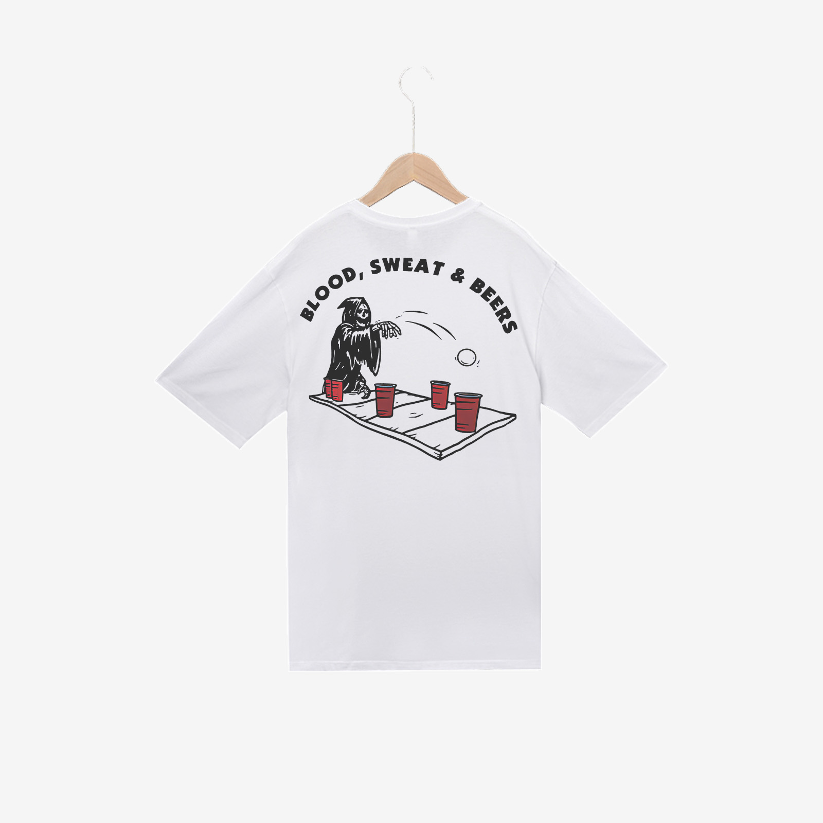  Blood sweat and beers fashion men's T-shirt-Ranbybox
