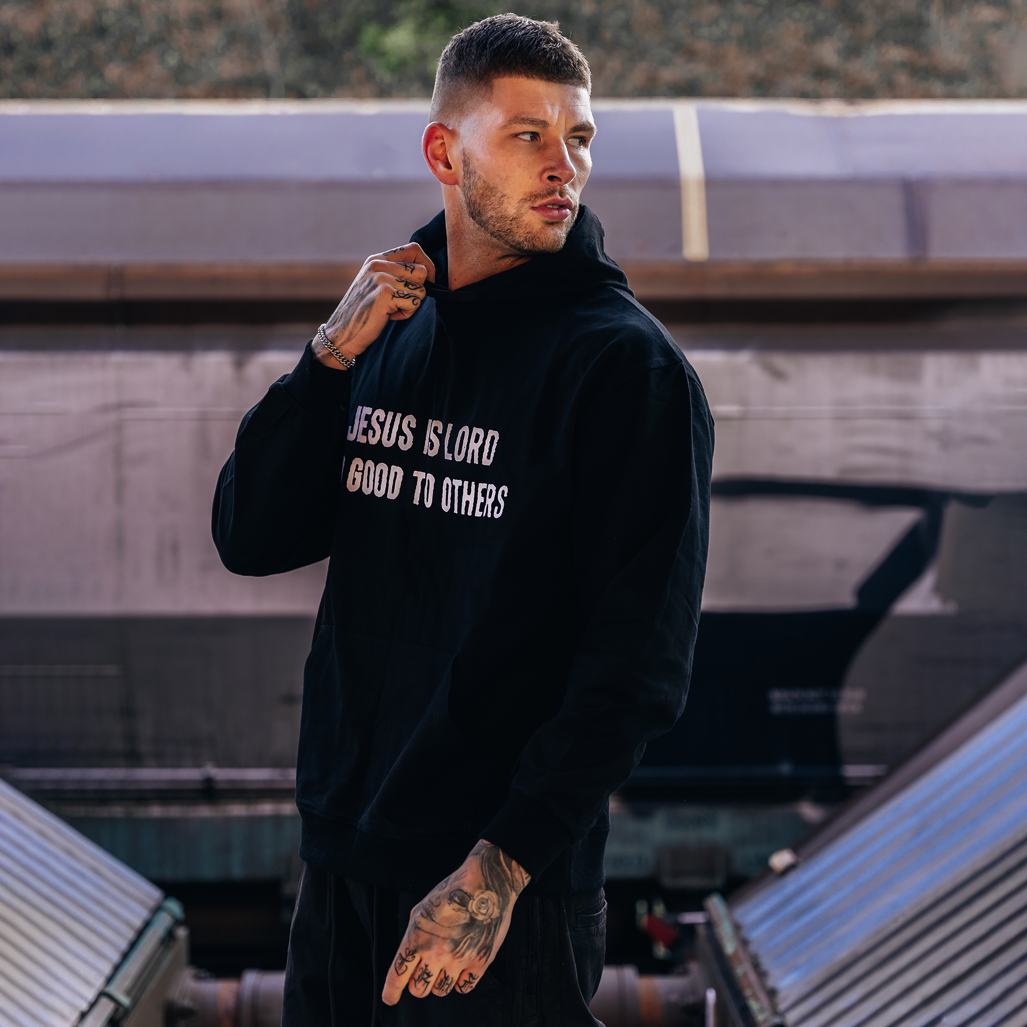  Jesus Is Lord Do Good To Others Men's Hoodie-Ranbybox