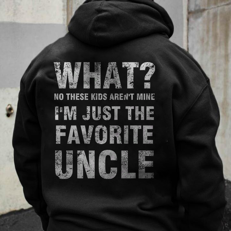 UNCLE Printed Men's Hoodie-Ranbybox