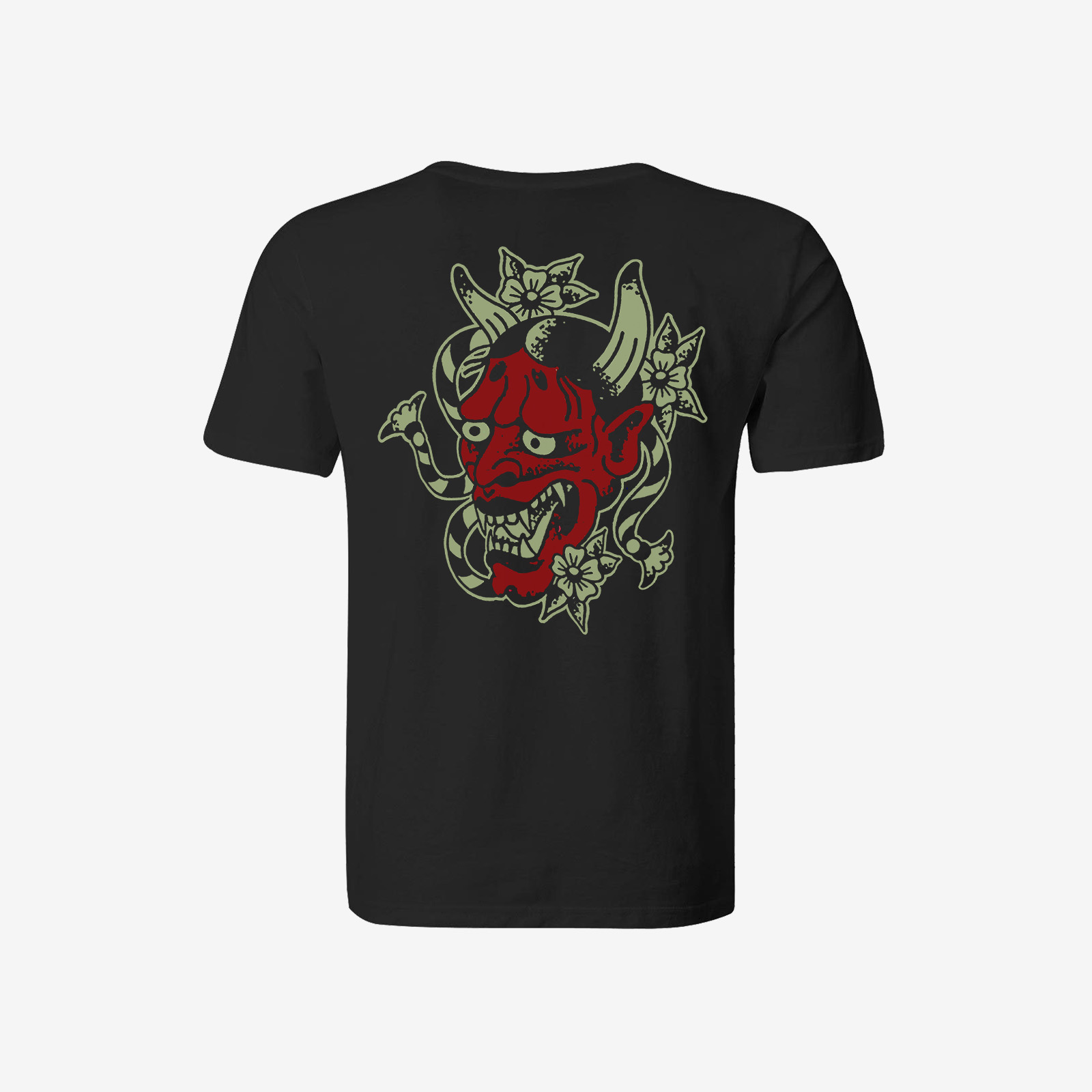  Devil cartoon printed men's T-shirt-Ranbybox