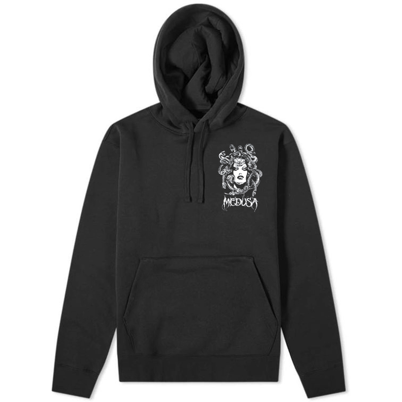  Men's Banshee Medusa Printed Fashion Hoodie-Ranbybox