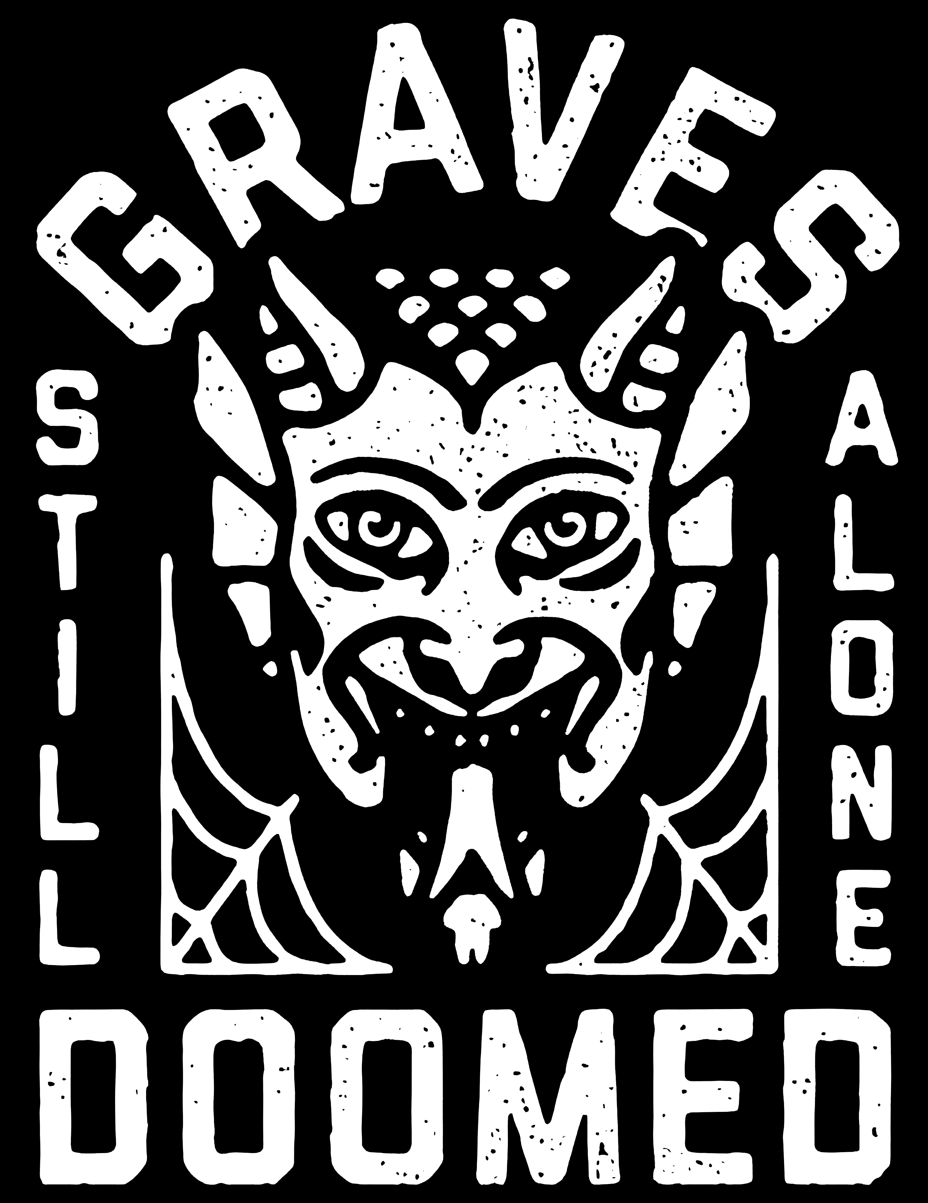 GRAVES ghosts printing t-shirt designer-Ranbybox