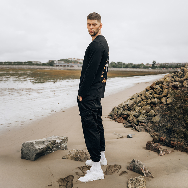  Die With Memories Not Dreams Printed Long-Sleeved T-shirt-Ranbybox