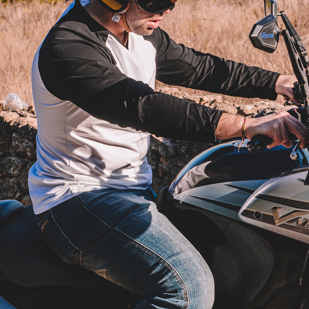  Keep It Twisted Motorcycle Handle Printed Men's T-shirt-Ranbybox