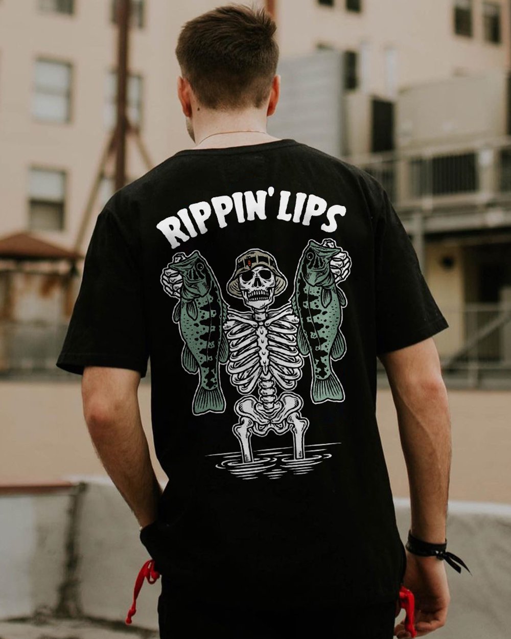 RIPPIN' LIPS printed loose T-shirt designer-Ranbybox