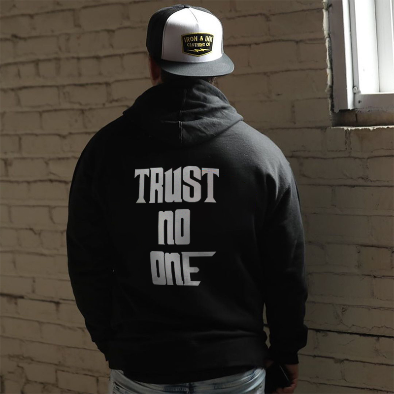  Trust No One Men's Hoodie-Ranbybox