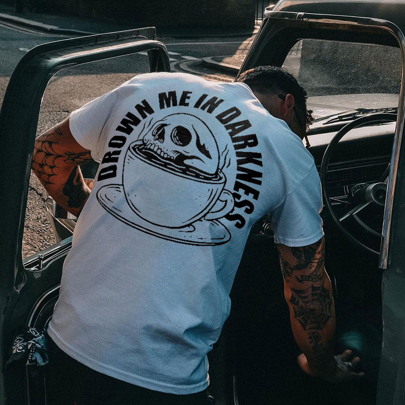 Drown Me In Darkness ​Printed Men's T-shirt-Ranbybox