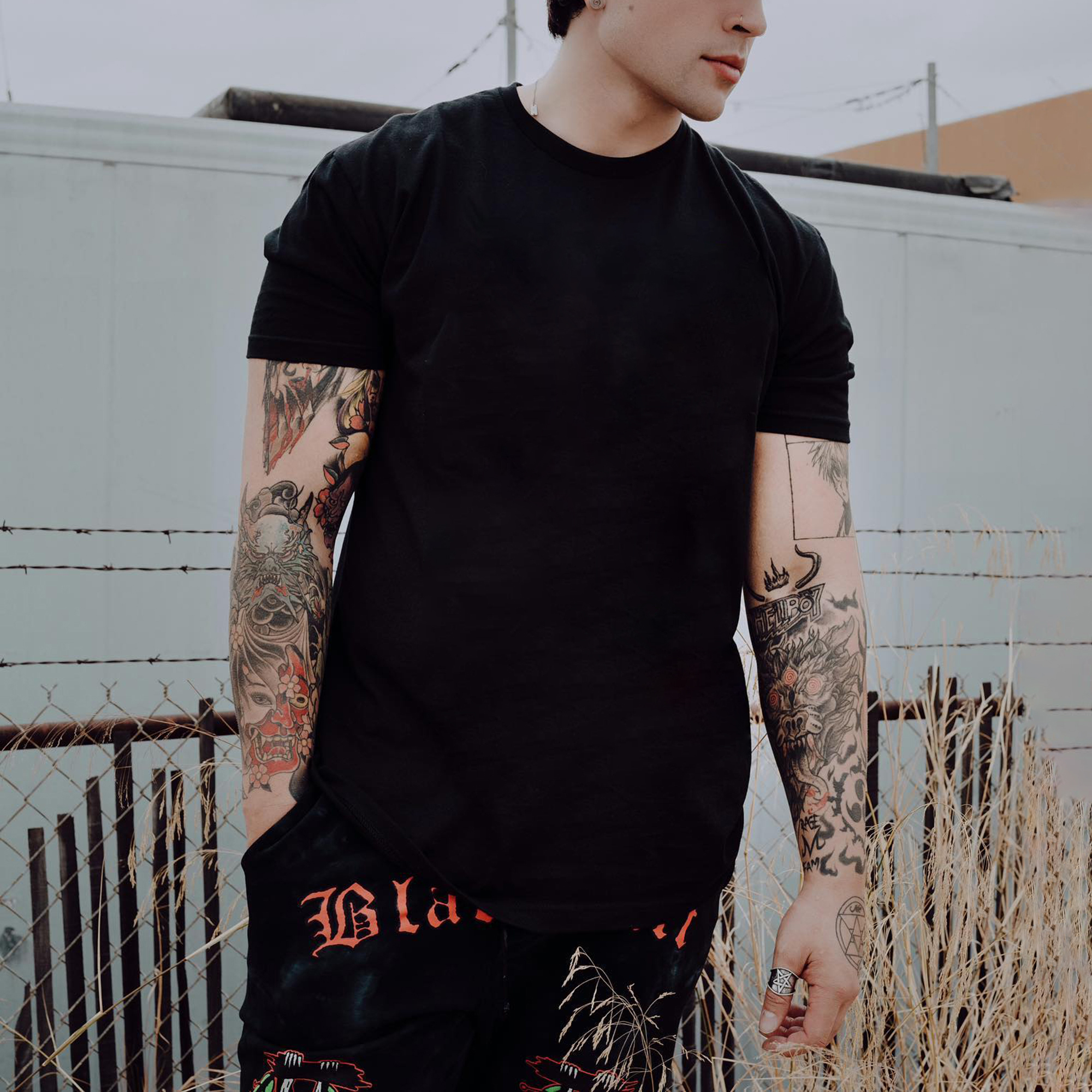 Solid Color All-match Casual Basic T-shirt-Ranbybox