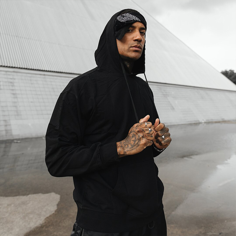  Death Is Temporary Print  Men's Hoodie-Ranbybox