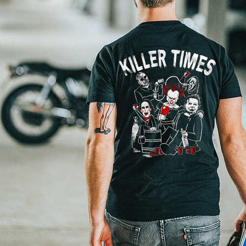  Killer Times Printed Men's T-shirt-Ranbybox