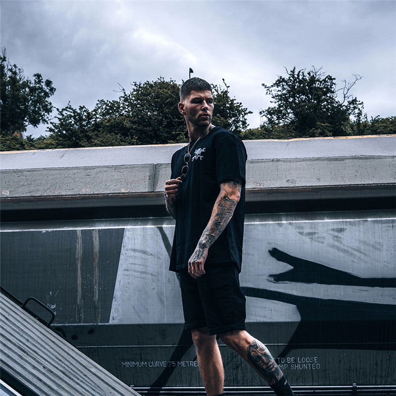  Nobody Cares Work Harder Skull Printed Plus Men T-Shirt