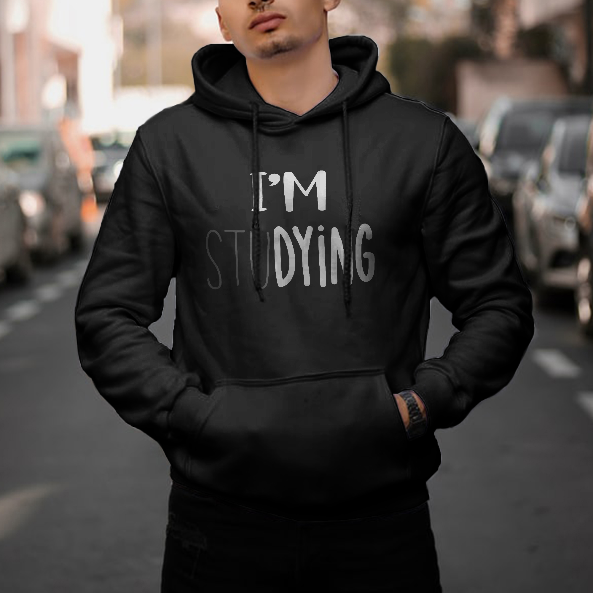  I'M Studying Men's Hoodie-Ranbybox