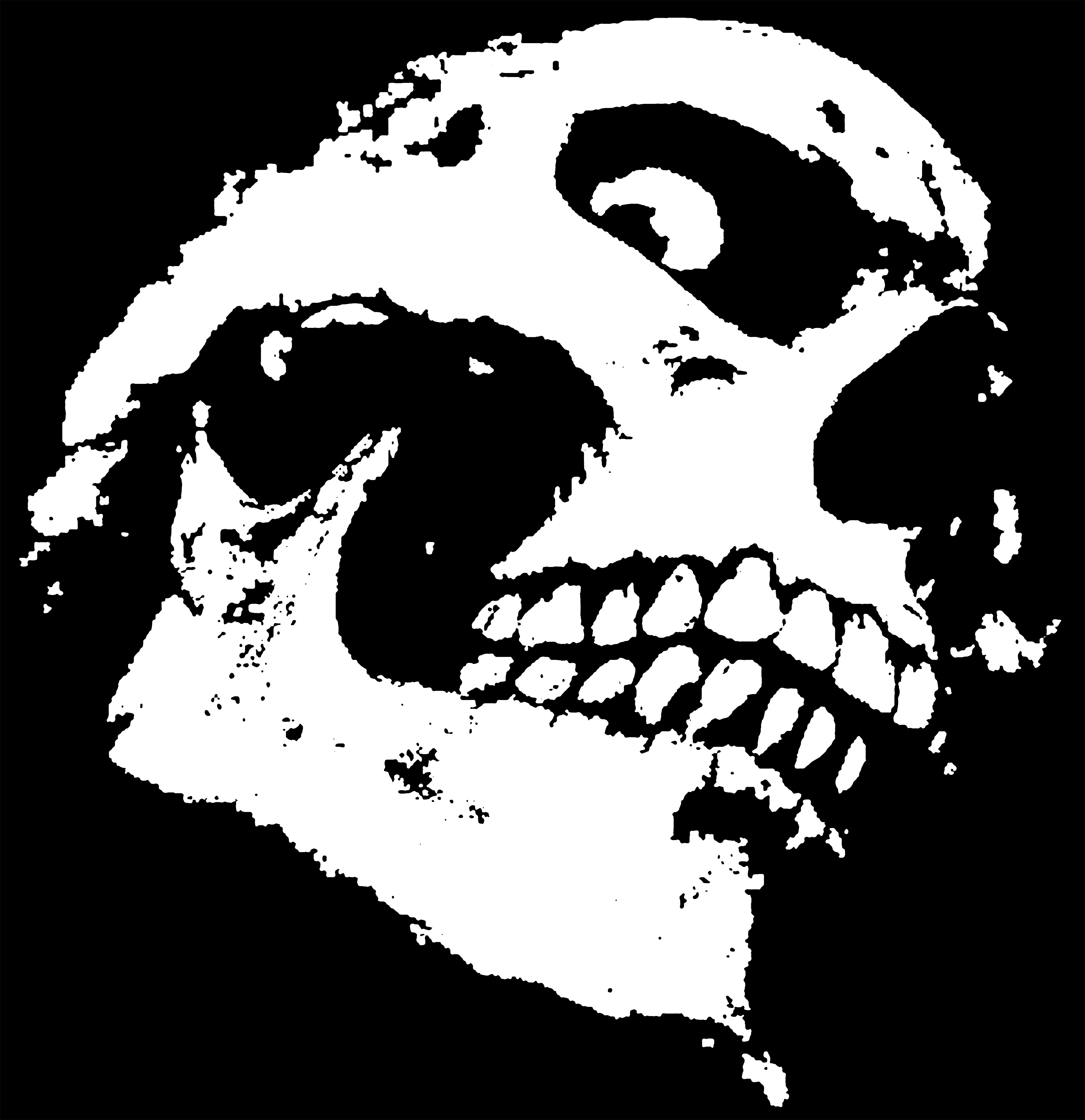 Men's skull print short sleeves basic T-shirt-Ranbybox