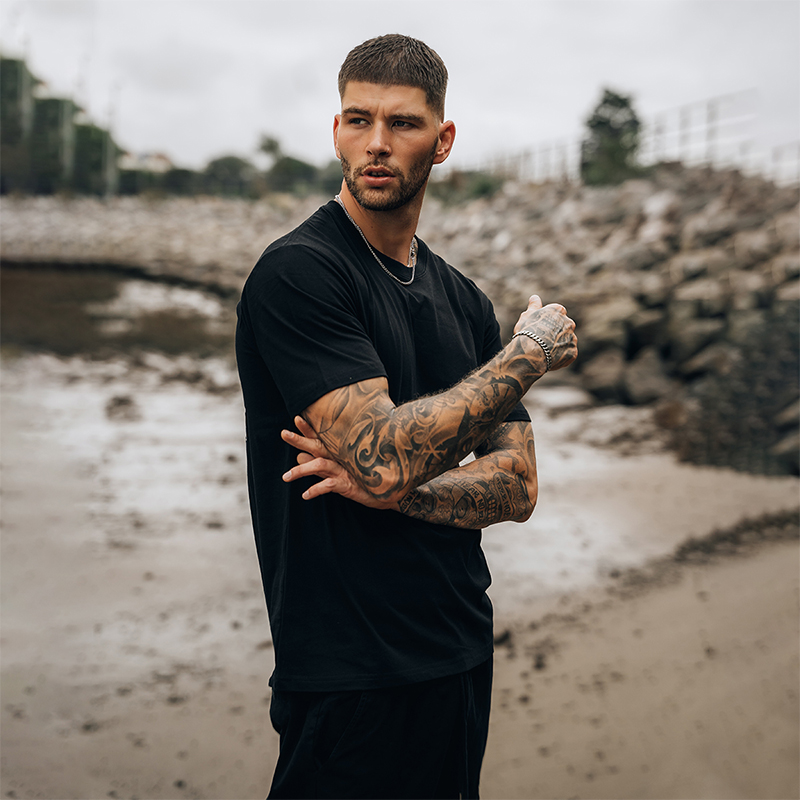  Nobody Cares Work Harder Printed Men's Short-Sleeved T-shirt-Ranbybox