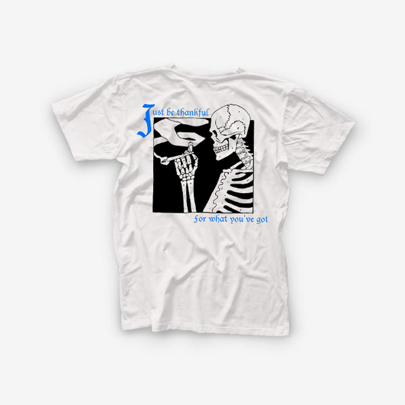  Just Be Thankful For What You've Got Printed Men's T-shirt-Ranbybox