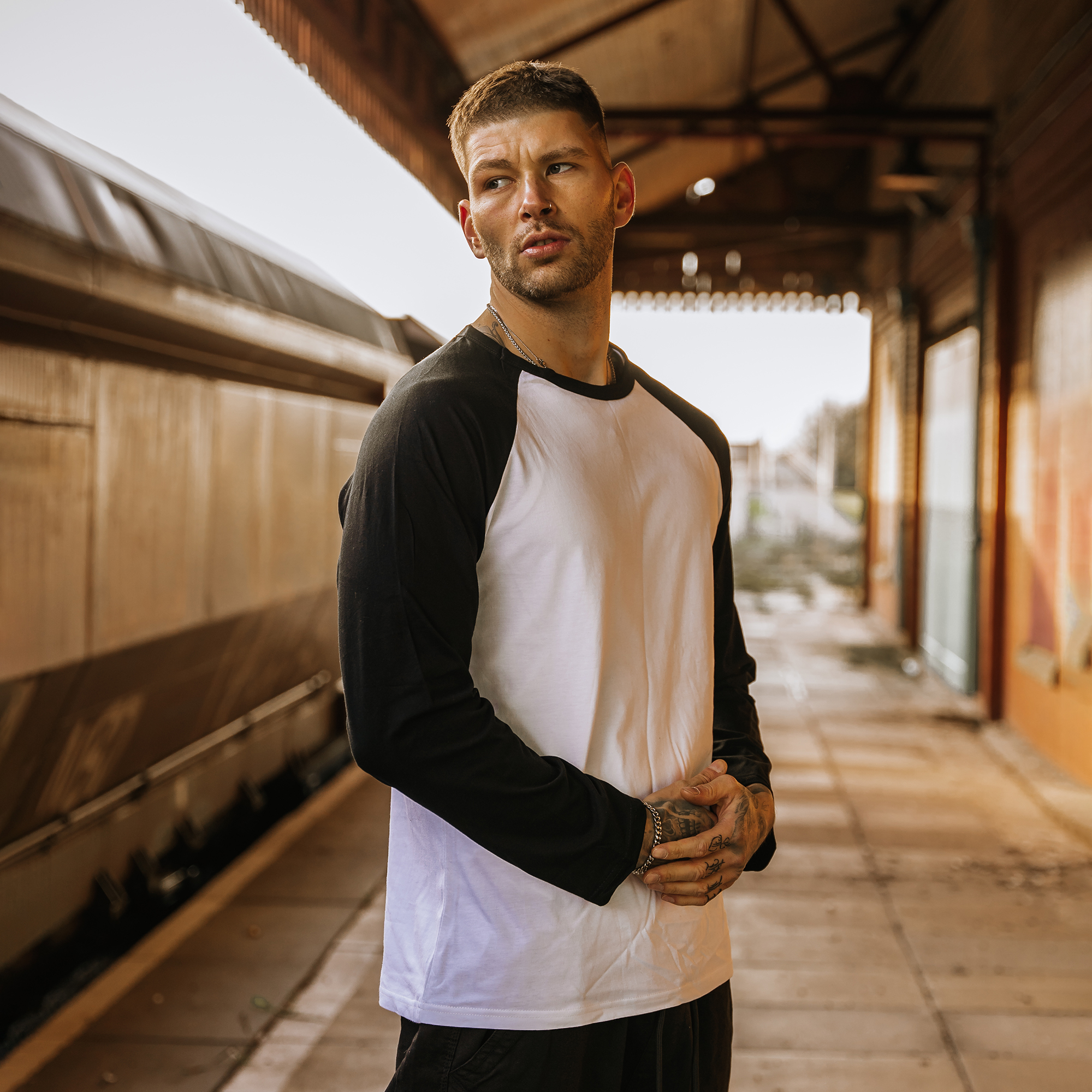  Nobody Cares Work Harder Skull Printed Patchwork T-shirt-Ranbybox