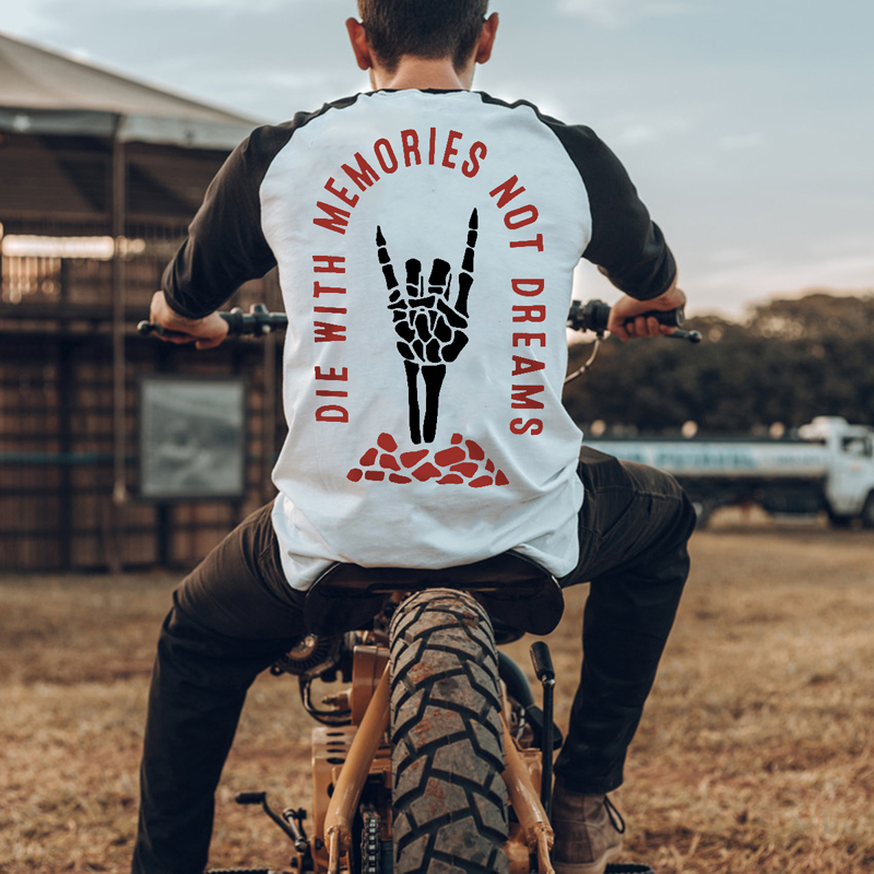  Die With Memories Not Dreams Printed Men's T-shirt-Ranbybox