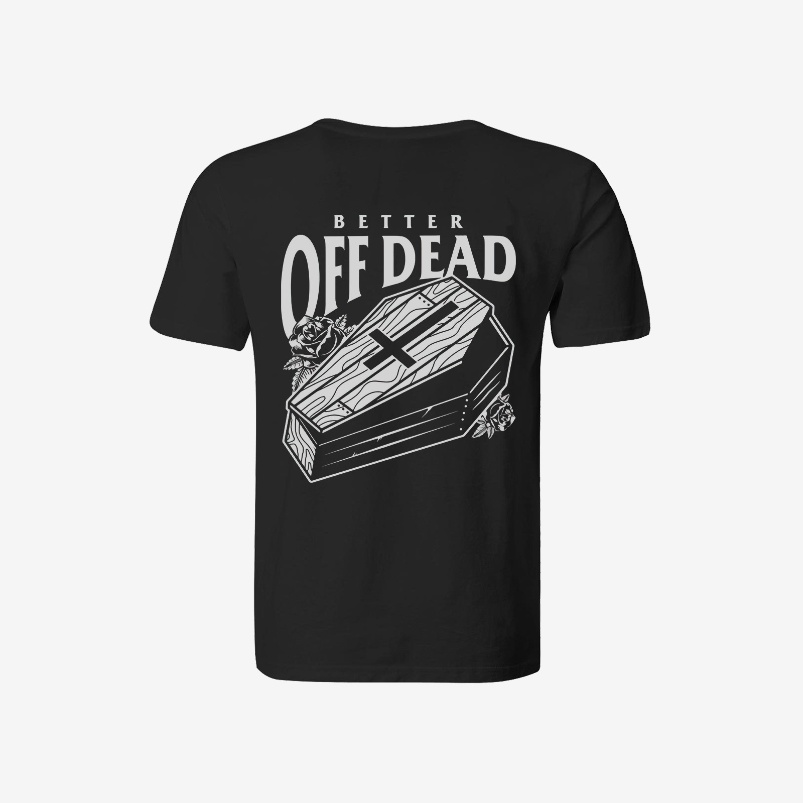  BETTER OFF DEAD printed loose T-shirt designer-Ranbybox