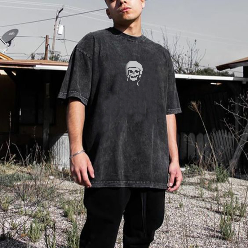  Original Vintage Style Printed Casual Short-Sleeve T-shirt-Ranbybox