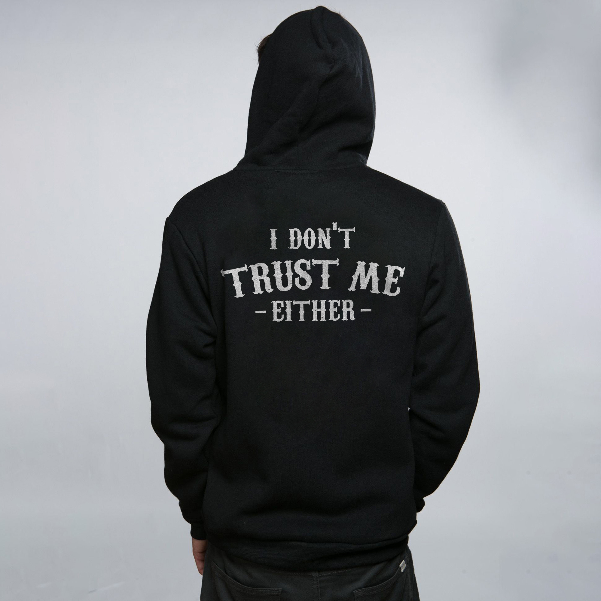  I Don't Trust Me Either Men's Hoodie-Ranbybox