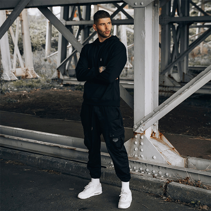  Nobody Cares Work Harder Skull Printed Casual Men's Hoodie-Ranbybox