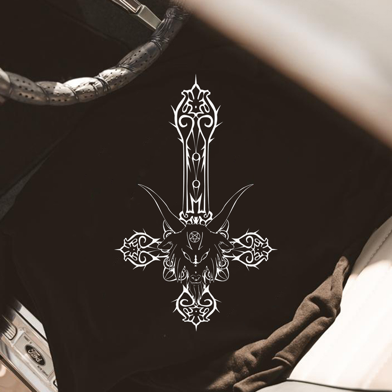  Devil Totem Printed Men's Casual Sweatshirt-Ranbybox