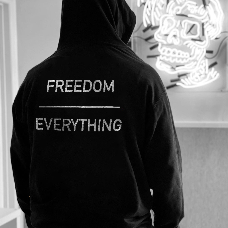  Freedom Everything Men's Hoodie-Ranbybox