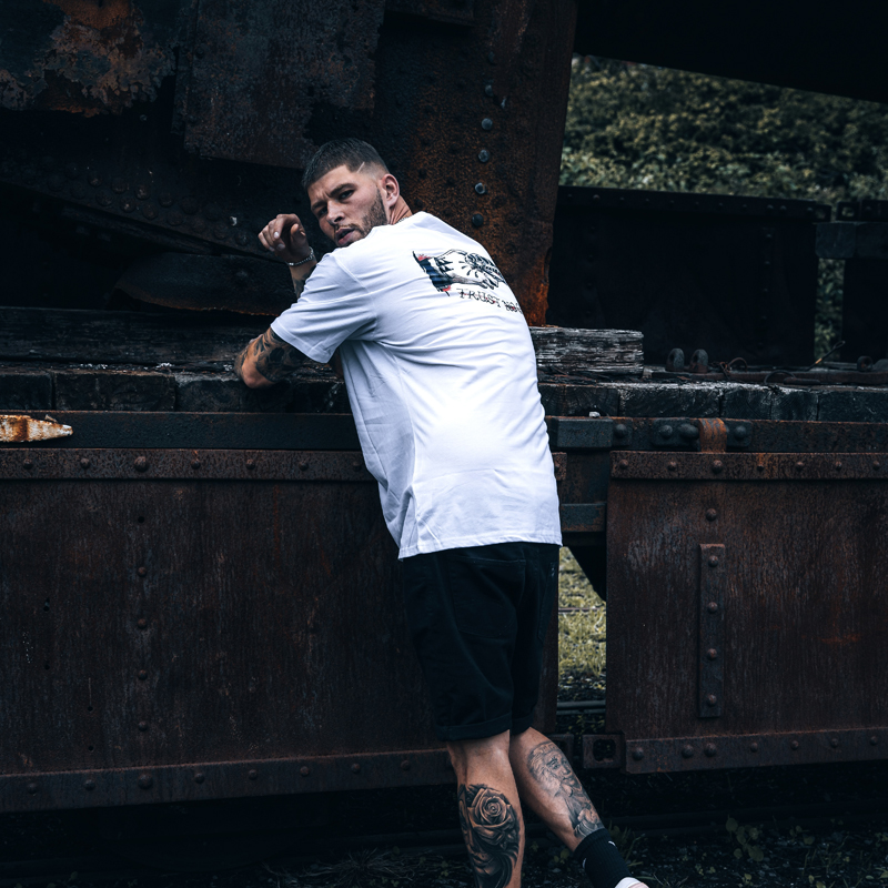  Trust Noone Printed Comfortable Men's T-shirt-Ranbybox