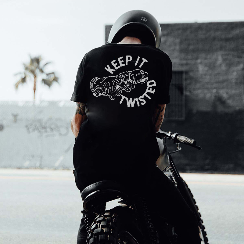  Keep It Twisted Printed Casual Men's T-shirt-Ranbybox