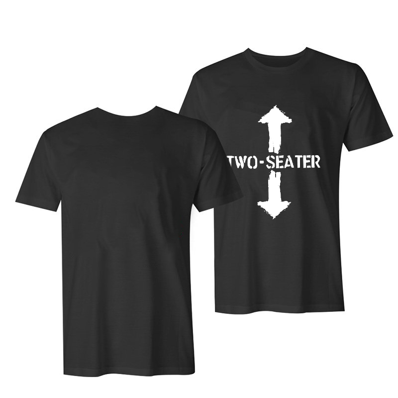 Two-seater Print Arrow Icons Men's T-shirt-Ranbybox