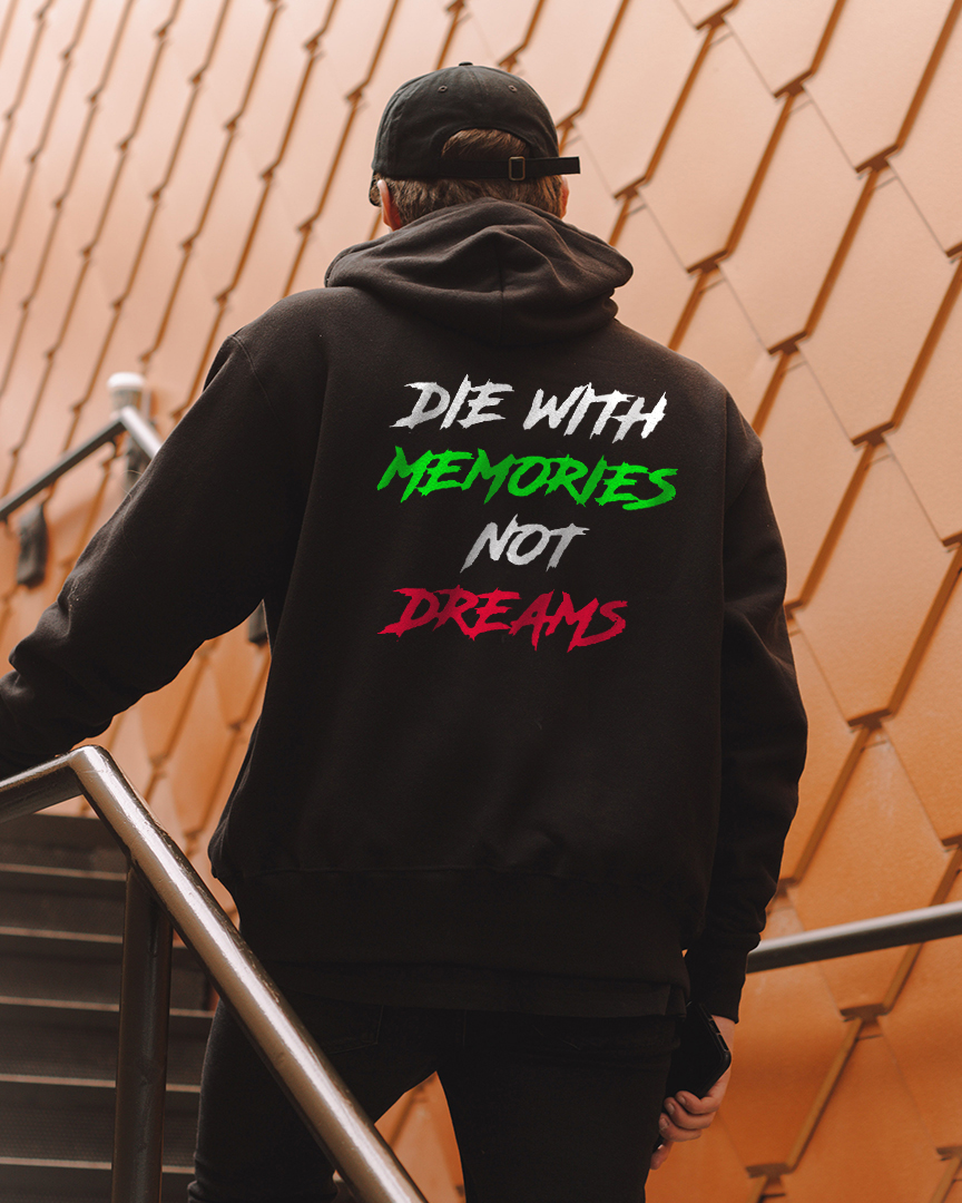  DIE IN MEMORY IS NOT A DREAM Casual Hooded Sweater-Ranbybox