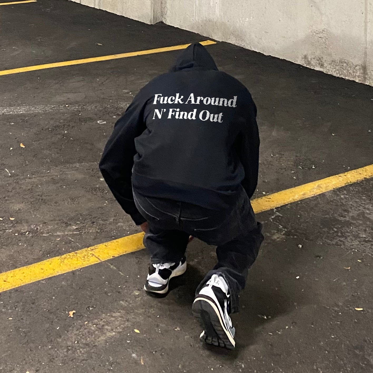 Fuck Around N' Find Out Printed Men's Hoodie-Ranbybox