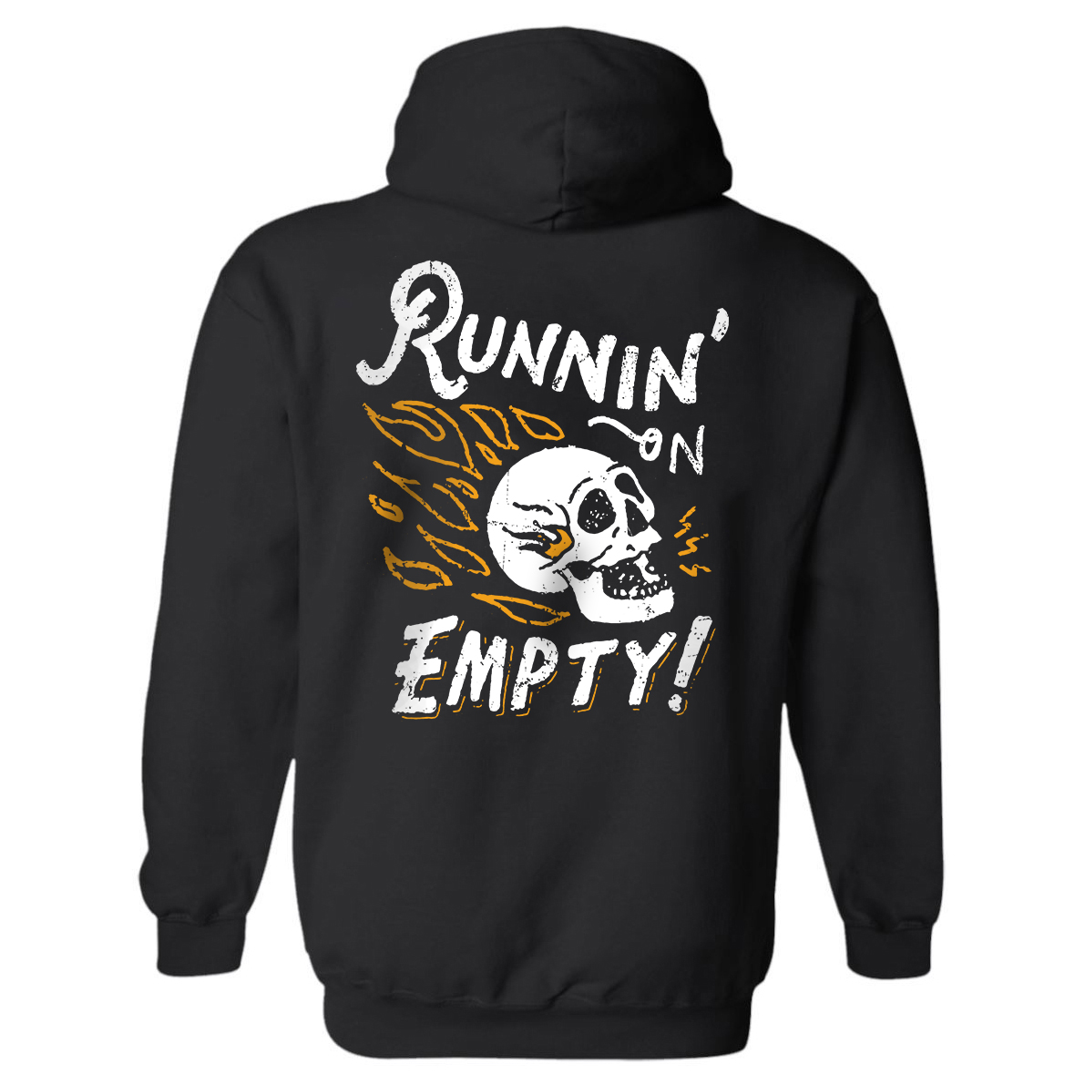 Running On Empty Printed Men's Hoodie