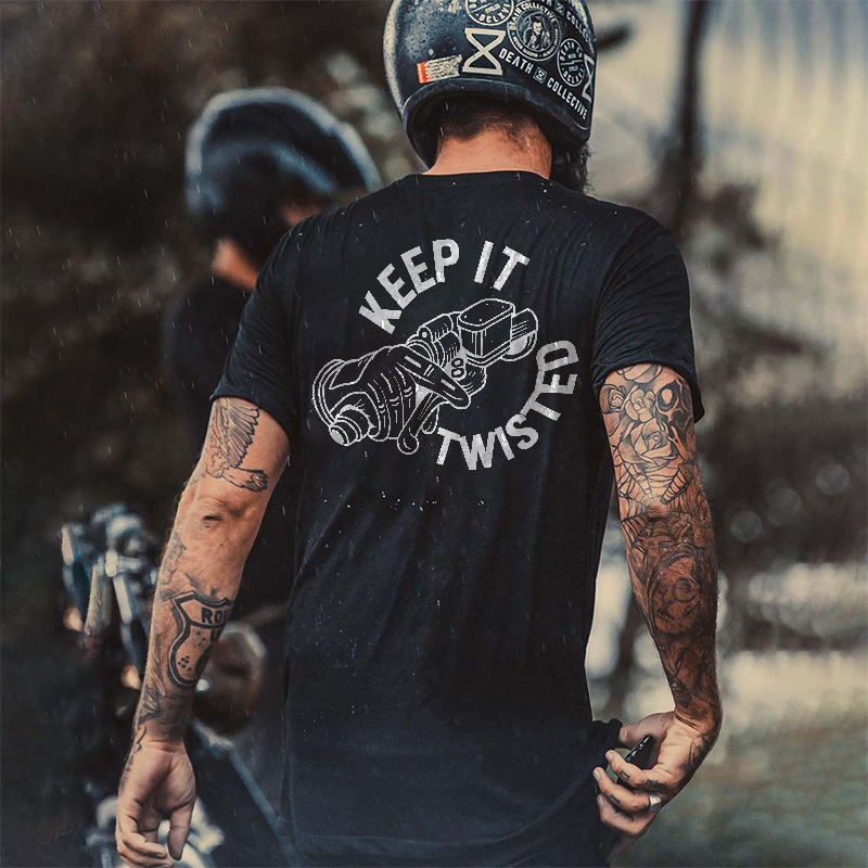  Keep It Twisted Printed Casual Men's T-shirt-Ranbybox