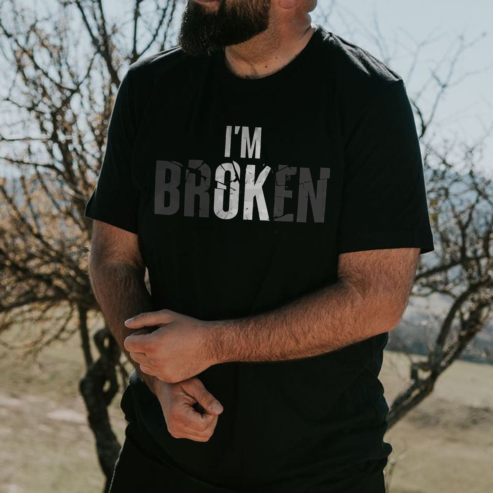  I'M Broken T-shirt-Ranbybox
