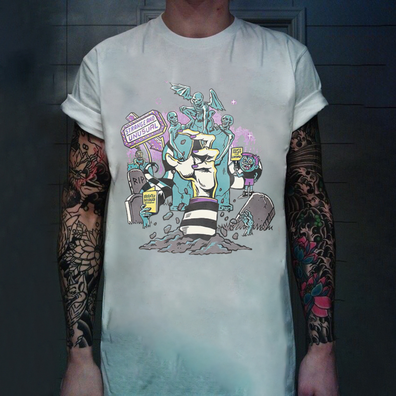 Strange And Unusual Printing Men's T-shirt Designer-Ranbybox