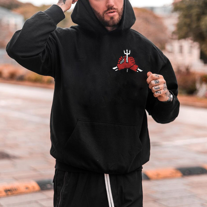  This Promise I Make Printed Men's Loose Comfortable Hoodie-Ranbybox