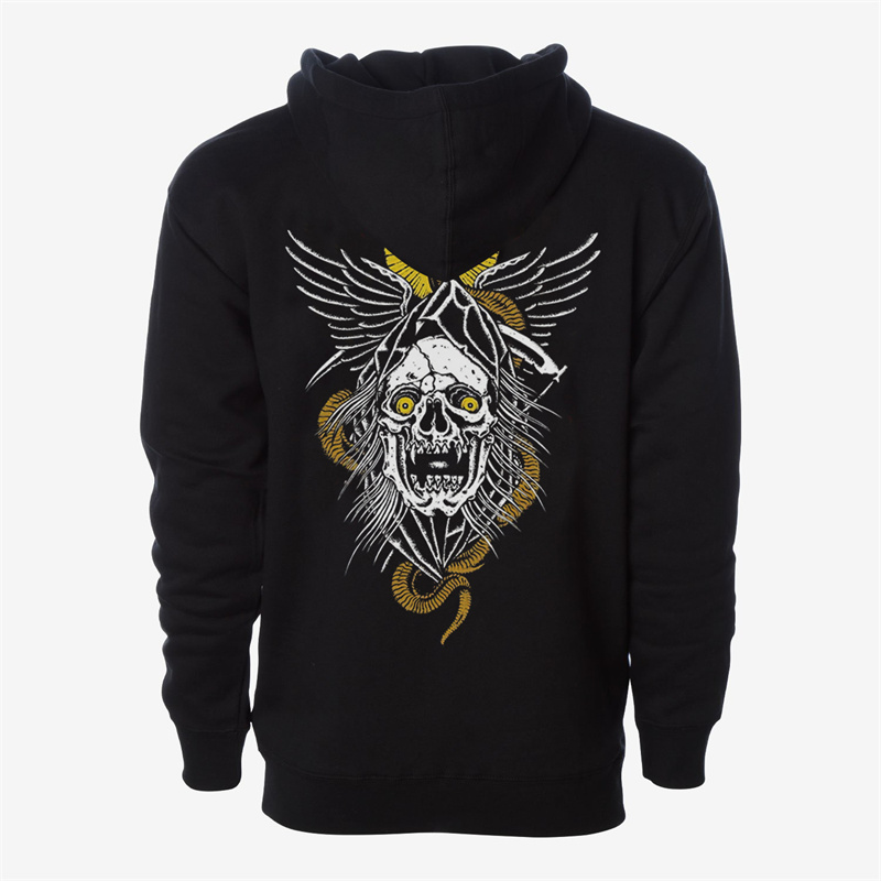  Horrible Skull Printed Casual  Men's Hoodie-Ranbybox