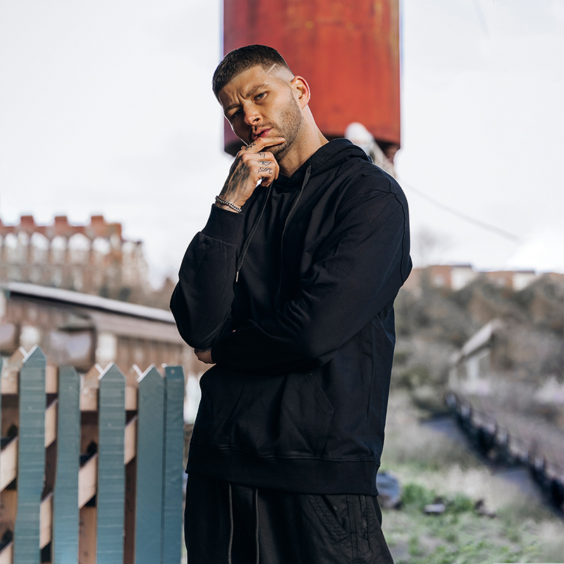  I Am Fine Printed Men's Hoodie-Ranbybox