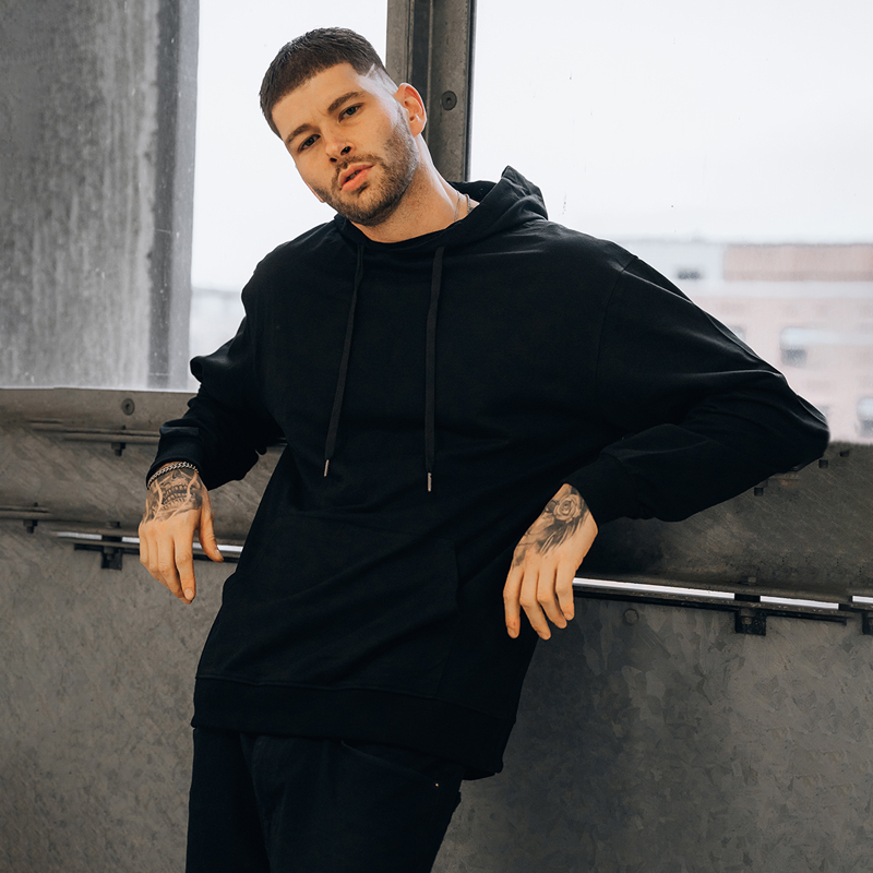 Running On Empty Printed Men's Hoodie