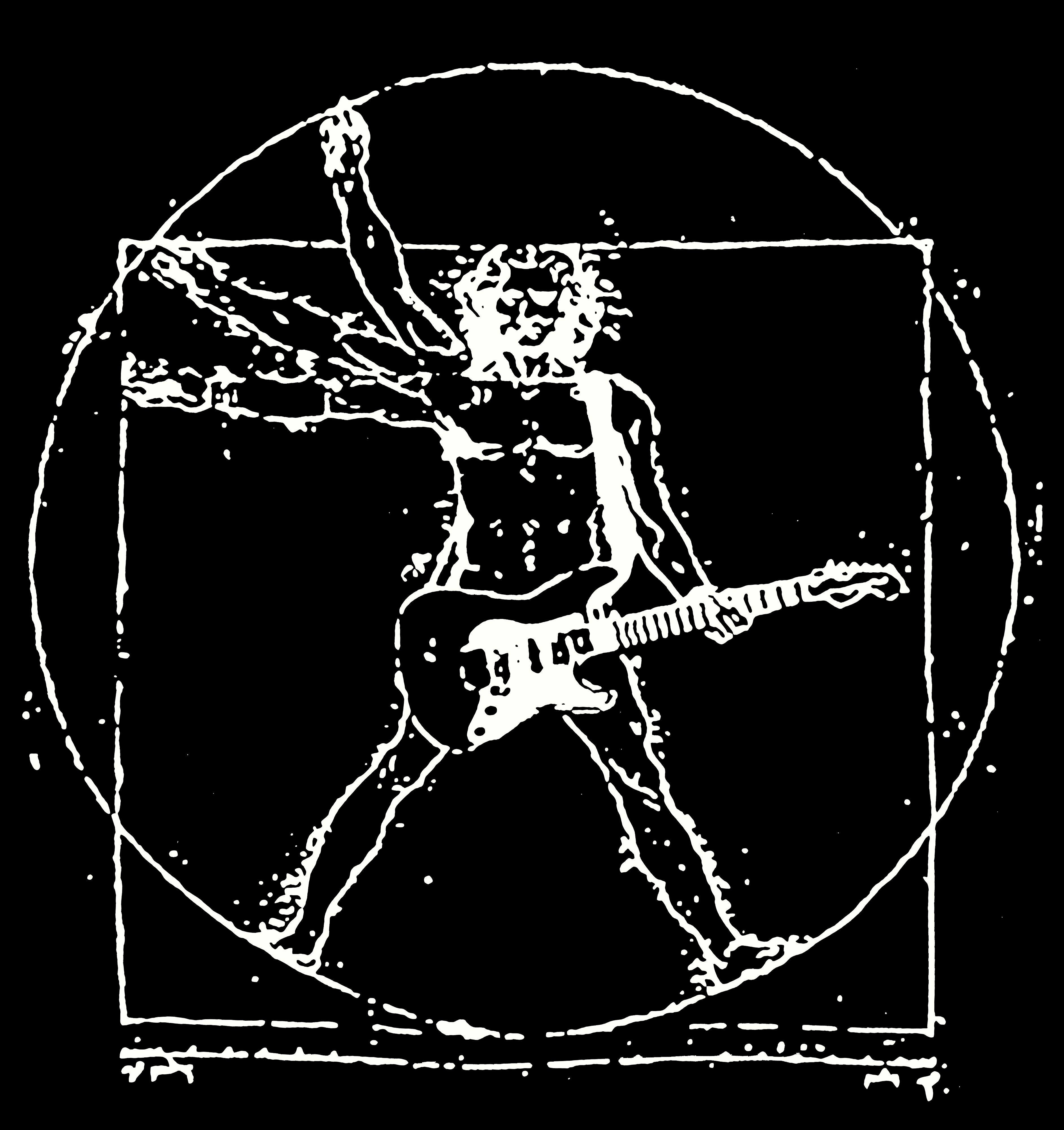 Rock guitarist print designer t-shirt-Ranbybox