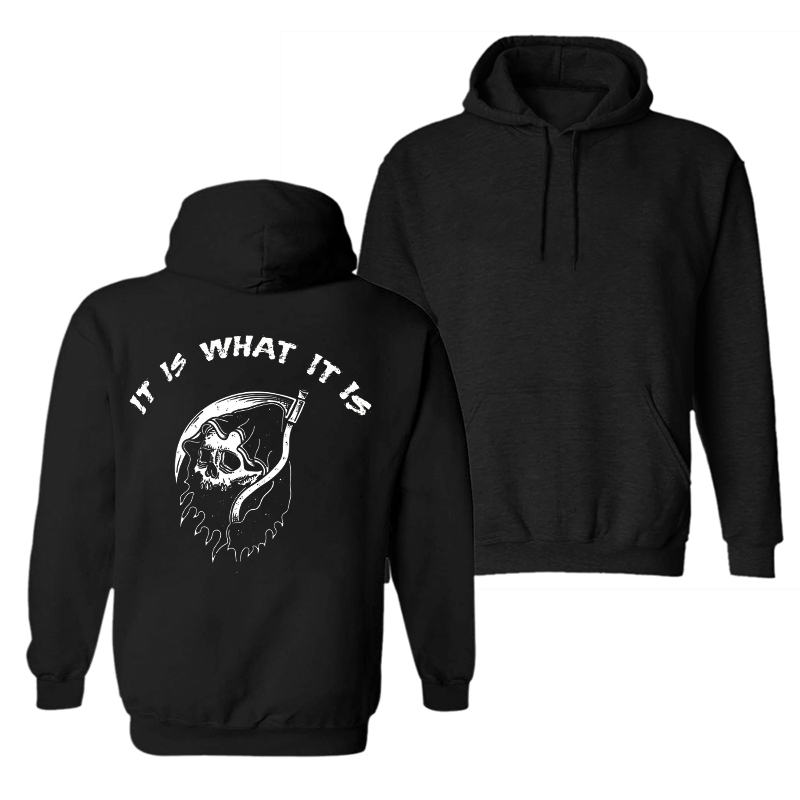  It Is What It Is Printed Men's Hoodie-Ranbybox