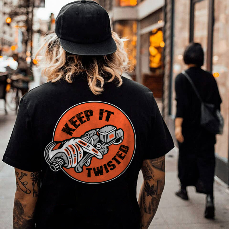  Keep it twisted designer men's fashion t-shirt