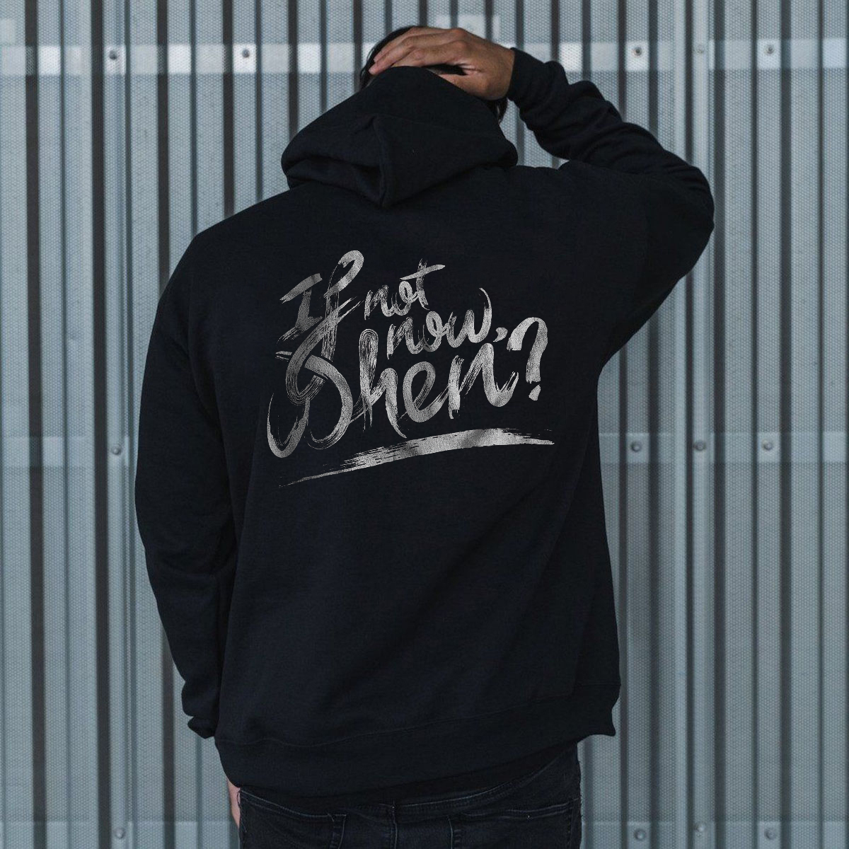 If Not Now, When? Men's Fashion Hoodie-Ranbybox