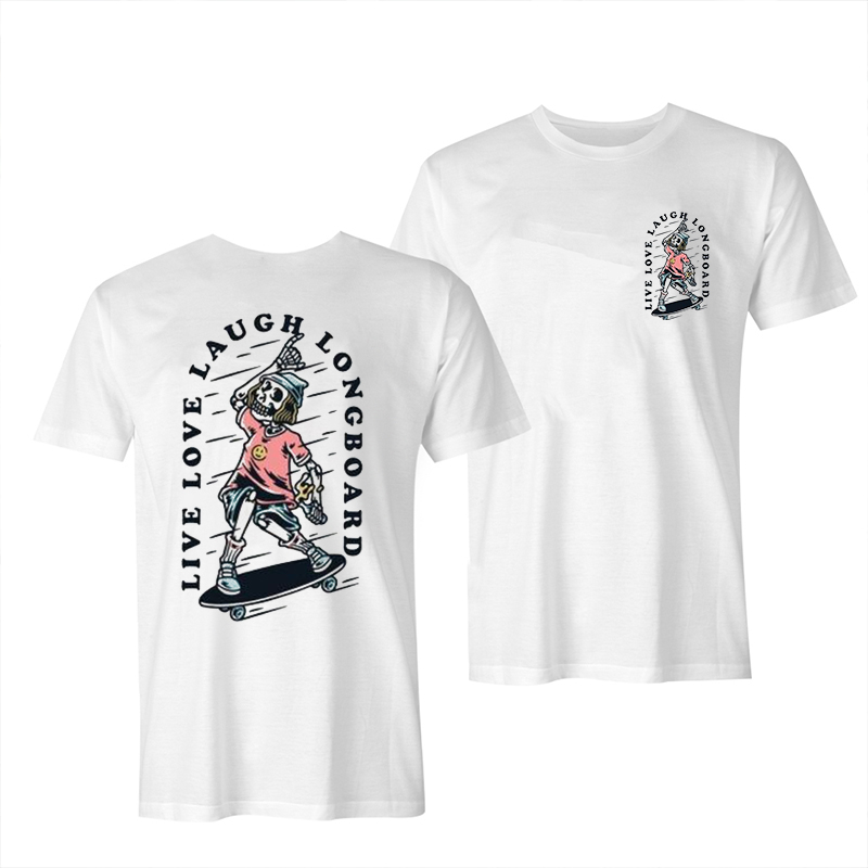 UPRANDY Live Love Laugh Longboard Men's T-shirt Sold Out-Ranbybox