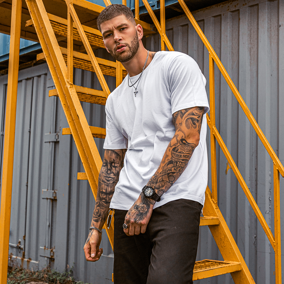  Die With Memories Not Dreams Printed Men's Casual T-shirt-Ranbybox