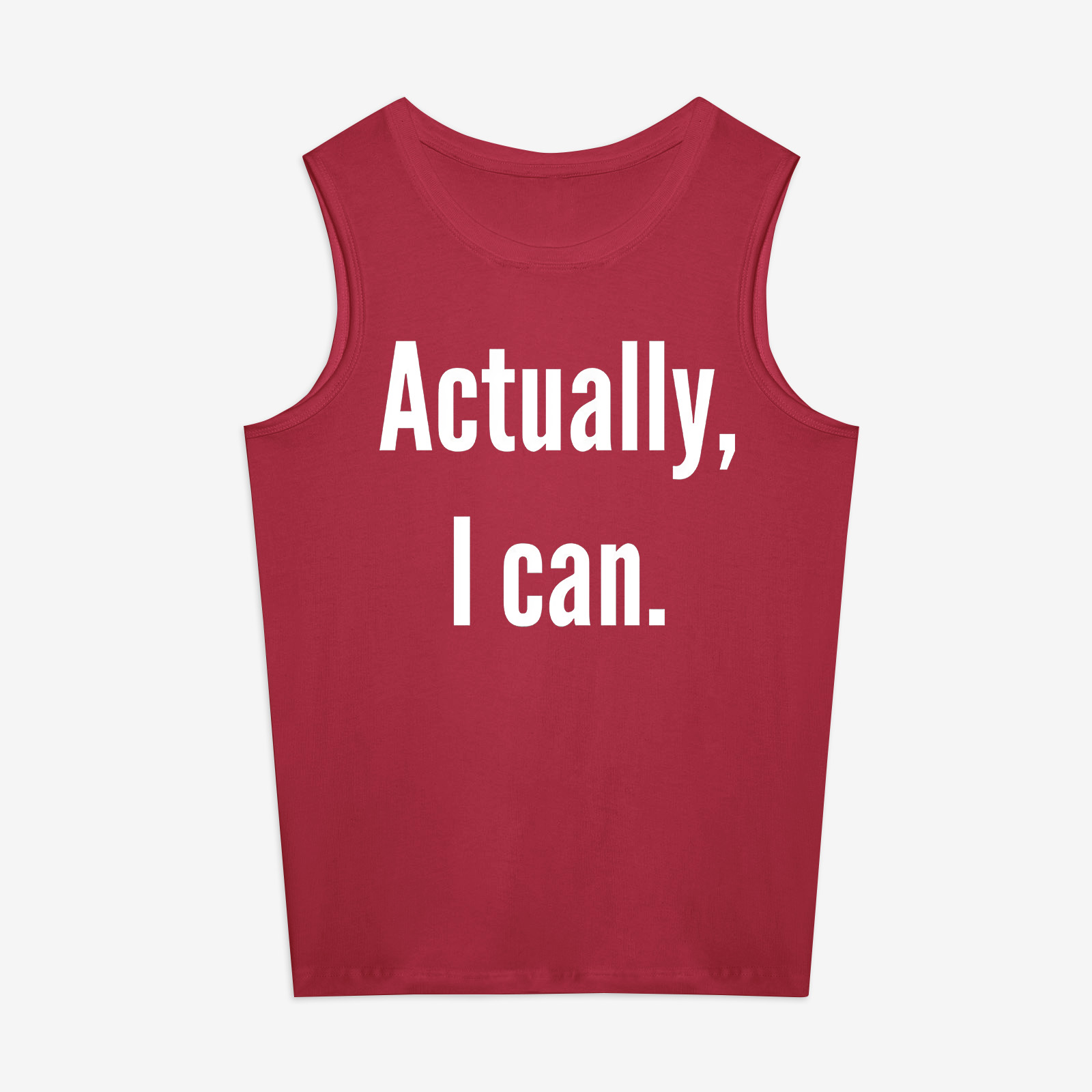 Actually, I Can Print Women's Vest
