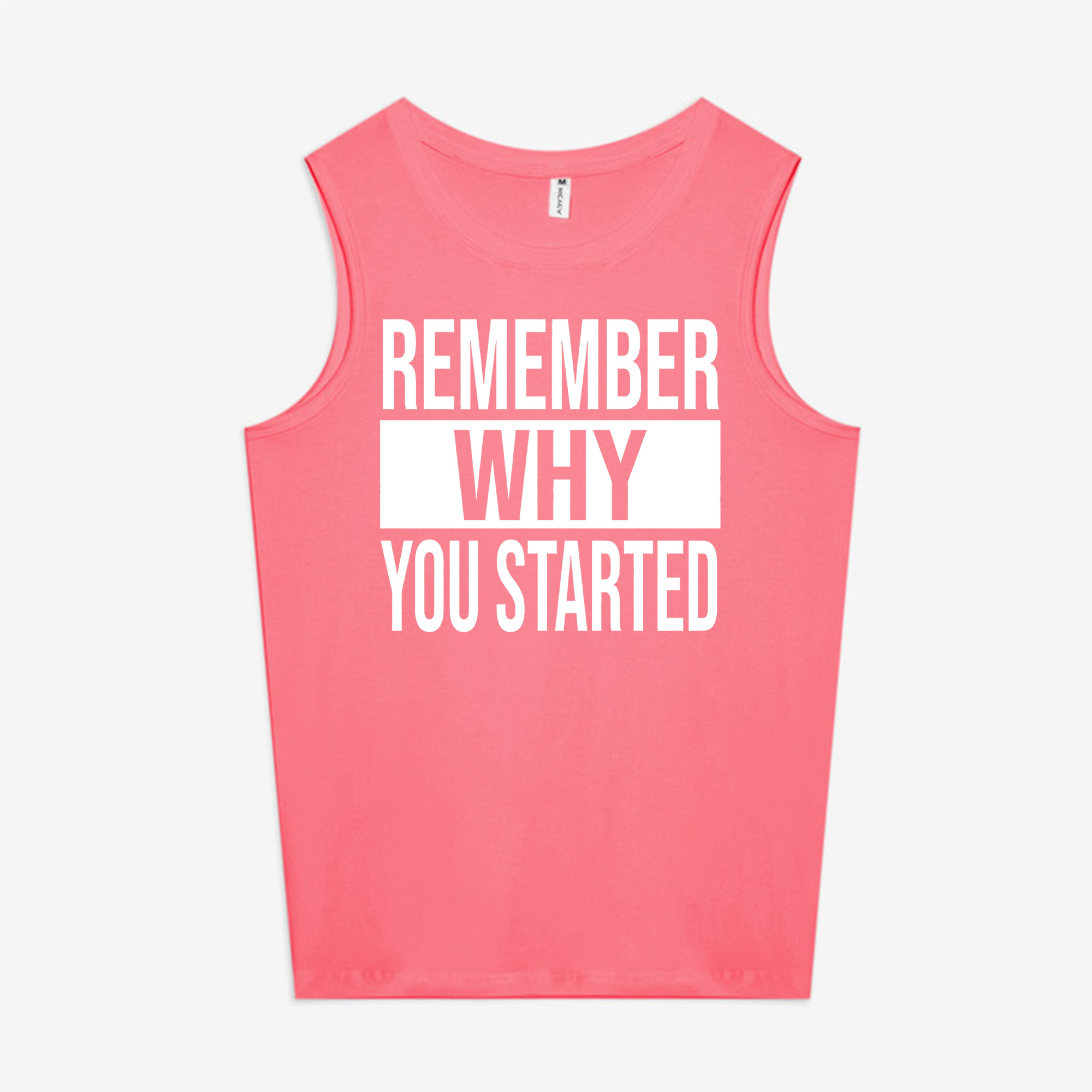 Remember Why You Started Printed Women's Vest