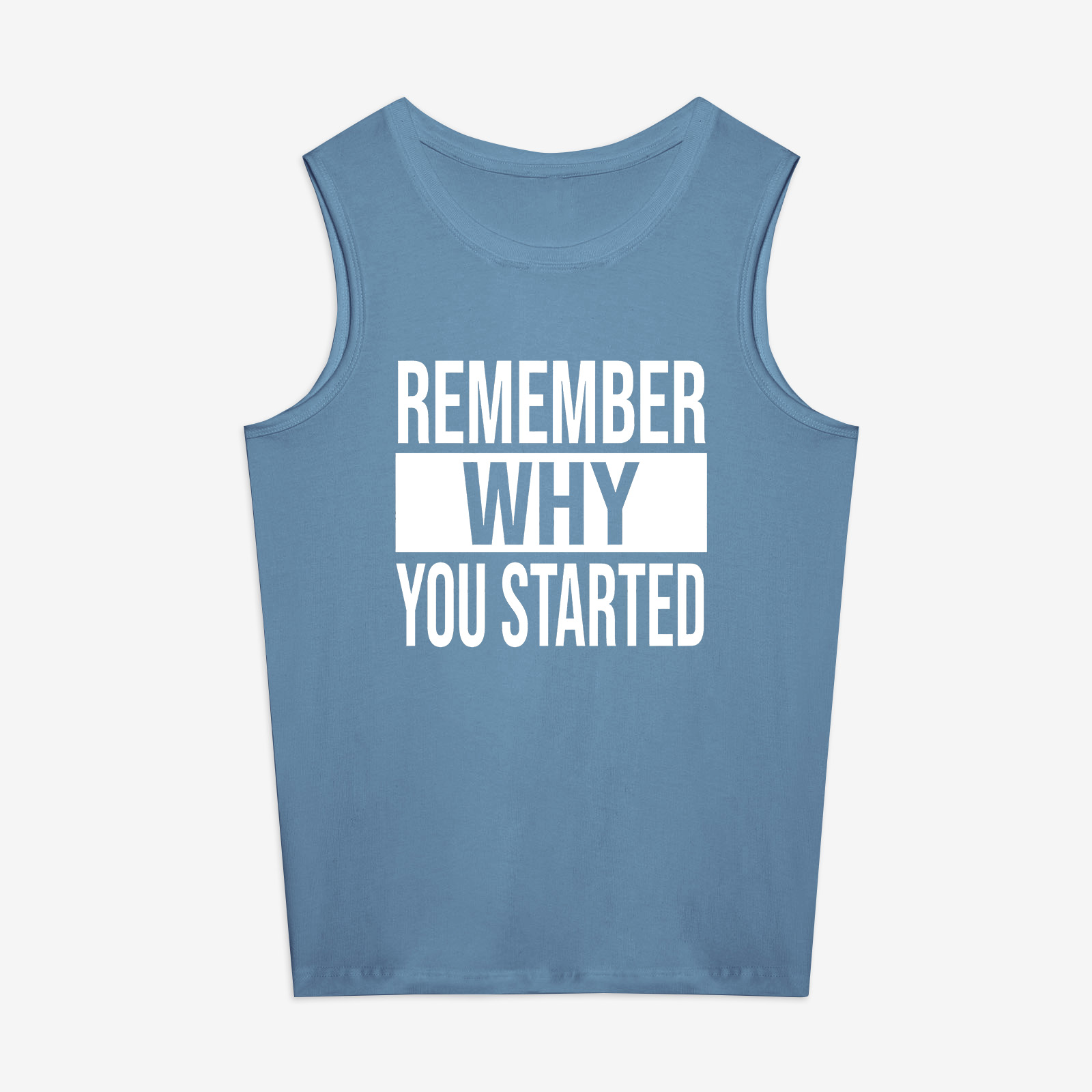 Remember Why You Started Printed Women's Vest