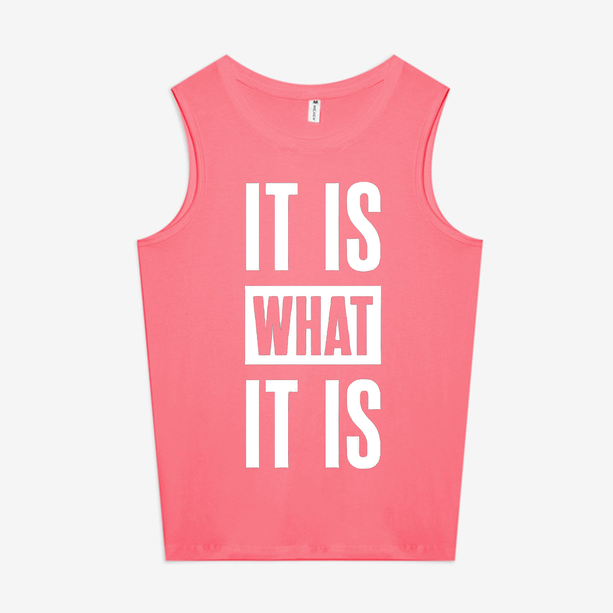 It Is What It Is Printed Women's Vest